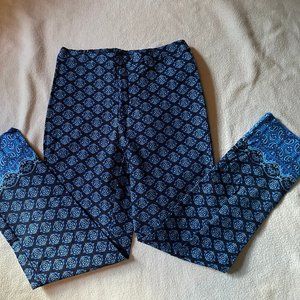 Isaac Mizrahi Live! Regular 24/7 Paisley Border Navy